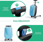 Scooter Hardshell Kids' Luggage, Foldable Carry on Kids Suitcase - Image 5