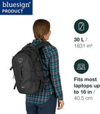 Osprey Comet Laptop Backpack, Atlas Blue - Image 2