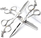 6/7/8/9 inch Professional Hair Cutting Thinning Scissors Barber Shears Hairdressing Salon Set (6-inch 3pc)