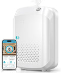 Waterless Essential Oil Diffuser 3000 Sq.Ft Coverage for Large Home Hotel Office, 400ml Cold Air Scent Machine for Aromathrapy, Bluetooth App Control, Quiet No-Noise Aroma Diffuser Wall Amount