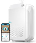 Waterless Essential Oil Diffuser 3000 Sq.Ft Coverage for Large Home Hotel Office, 400ml Cold Air Scent Machine for Aromathrapy, Bluetooth App Control, Quiet No-Noise Aroma Diffuser Wall Amount