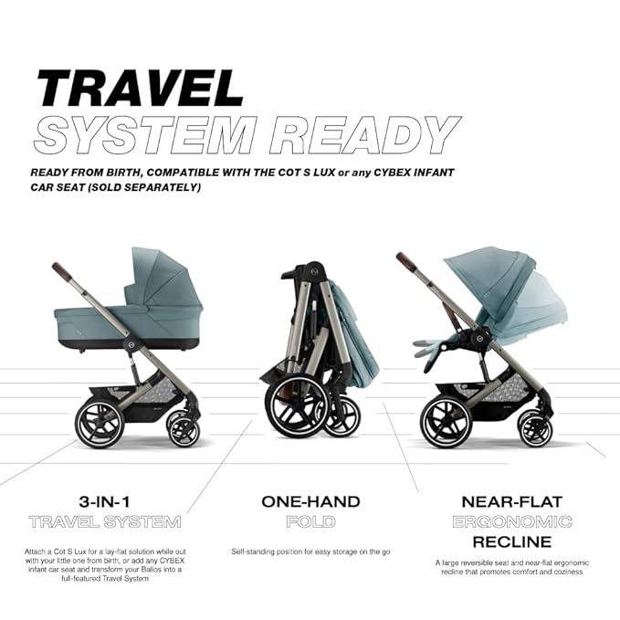Cybex Balios S Lux Toddler and Baby Stroller - Image 3