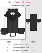 Large 3 In 1 Waterproof Garment Duffle Bags - Image 5