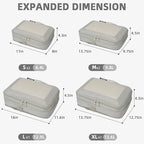 BAGAIL 4 Set/6 Set/8 Set Compression Packing Cubes Travel Accessories - Image 2