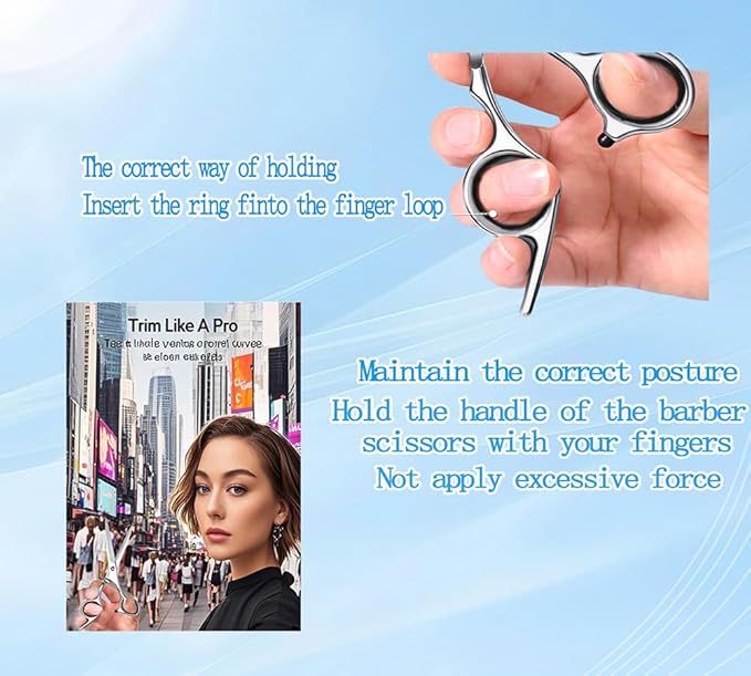 Hair Cutting Scissors, Professional Hair Scissors Razor, Barber Shears, Ultra Sharp Blades. For hair salon,hair studio or home