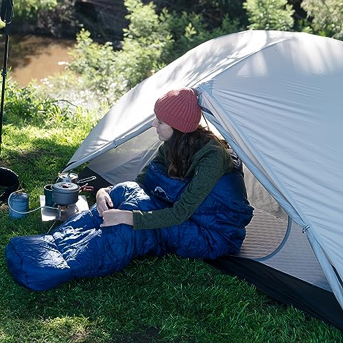 0 Degree Mummy Sleeping Bags for Adults (Blue)
