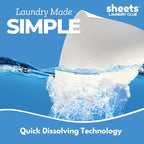 Sheets Laundry Club Laundry Detergent Sheets, 100 Loads - Image 3