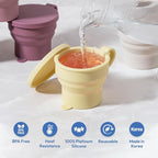 carrotez 2 pack MiniSilicone Collapsible Travel Cup - Image 3