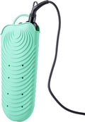 ZAXOP Silicone Heat Resistant Holder Mat Pouch for Flat Iron,Curling Iron,Hot Hair Tools (mintgreen)