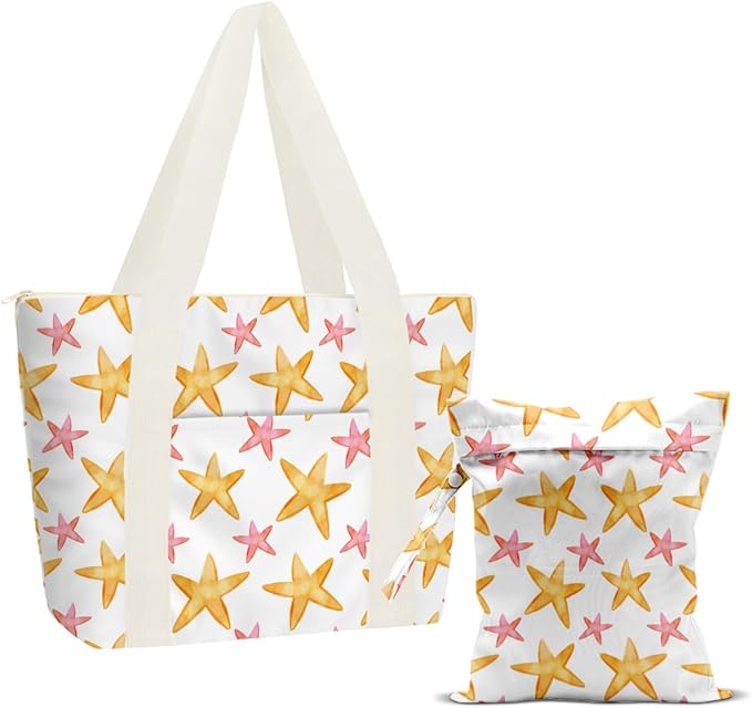 Beach Bags Wet Bag for Swimsuit Tote Bag for Friends Travel Gifts, Aloha Bags by zcyxuuw