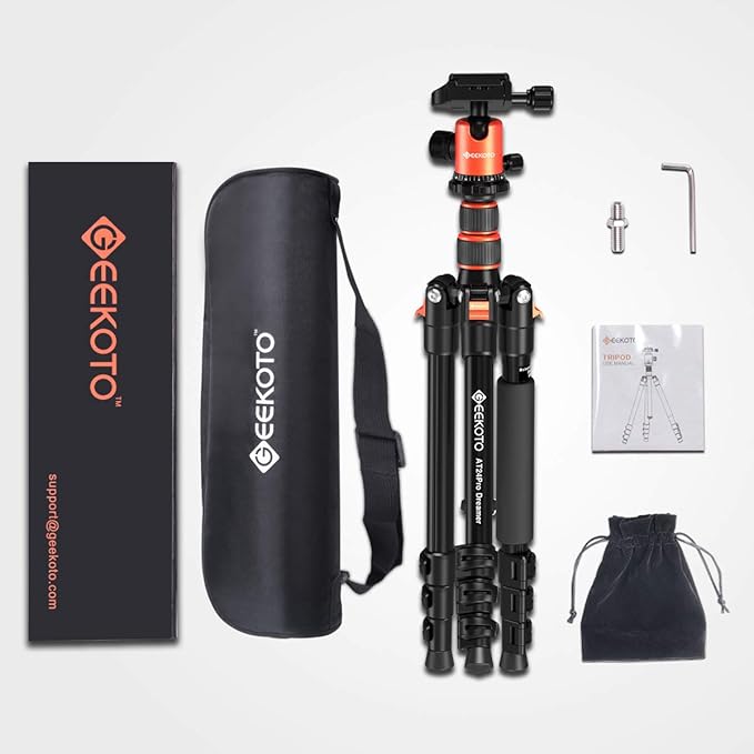 GEEKOTO 77’’ Tripod, Camera Tripod - Image 9
