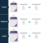 Compression Packing Cubes 3 Set, Compressible Space-Saving Packing Cubes - Image 4
