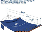 TegerDeger 12FT 2 Person Hammock Large Hammock 450LB Capacity - Image 6