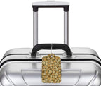 Flowers Leather Luggage Tag - Image 5