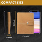 GARZINI Passport Holder with AirTag, Passport Wallet with RFID, Travel - Image 4