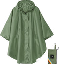 SaphiRose Unisex Rain Poncho Hooded Waterproof Raincoat by SaphiRose