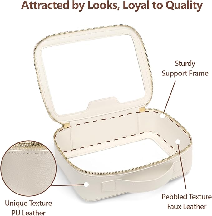 PACKISM Large Clear Makeup Bag - Image 3
