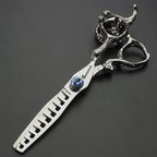 6/7/8/9 Inches Professional Hairdressing Scissors Set,Stainless Steel Hairdressing Scissors for Women & Men… (6 inch cutting scissors)