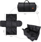 seyfocnia Convertible Travel Garment Bag, Carry on Garment Duffel Bag - Image 3