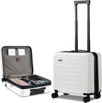 16 Inch Carry On Luggage Airline Approved, Expandable Lightweight ABS+PC Hard by CENSIEN