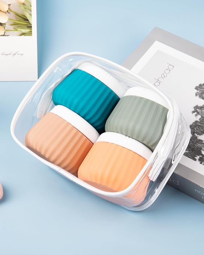 Travel Containers for Toiletries 4 Pack, TSA Approved Travel Size Toiletries - Image 7