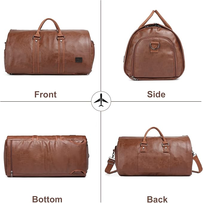 seyfocnia Convertible Travel Garment Bag, Carry on Garment Duffel Bag - Image 8