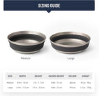 Sea to Summit Detour Stainless Steel Collapsible Bowl, Beluga Black - Image 6