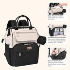 BabbleRoo Diaper Bag Backpack, Stroller Straps & Pacifier Case, Unisex Stylish - Image 4