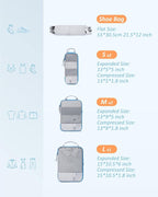 BAGSMART 6 Set Compression Packing Cubes - Image 2