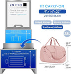 Narwey Carry on Bag 22x14x9 Airlines Approved, Carry on Duffle Bag - Image 2