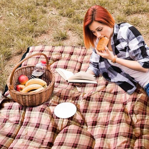 Cotton Flannel Sleeping Bag for Camping (Pink With 2lbs Filling)