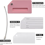 7 Pack Silicone Luggage Tag Baggage Handbag Travel Bag Tags - Image 4