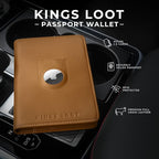 Kings Loot Passport Holder Wallet | RFID Blocking Leather Travel Wallet - Image 2