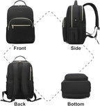 LOVEVOOK Laptop Backpack Purse for Women, Work Travel Computer Bags, Quilted - Image 4