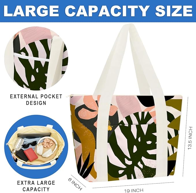 Beach Bags Wet Bag for Swimsuit Tote Bag for Friends Travel Gifts, Aloha Bags - Image 2