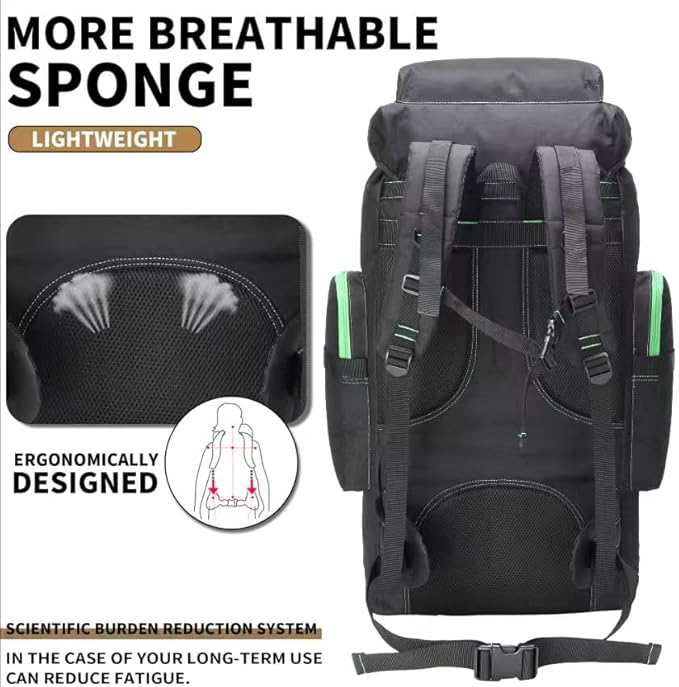 Hiking Backpack for Men 70L/100L Camping Backpack Military Rucksack Molle 3 - Image 4