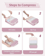 Narwey 6 Set Compression Packing Cubes - Image 5