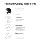 OxygenCeuticals Caviar Protein Fluid – Total Anti-Aging Ampoule with 5% Caviar Complex, Niacinamide & Adenosine, Peptide-Enriched Brightening & Firming Serum for Youthful Radiance. 1.69 fl.oz (50ml)