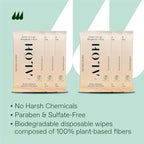 ALŌH Sweet Orange Bergamot + Aloe Sanitizing Hand Wipes - Image 7