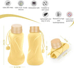 Collapsible Water Bottles, Leak Proof, Reuseable BPA Free Silicone Foldable - Image 2