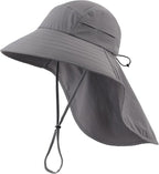 Home Prefer UPF 80+ Sun Hat for Men Women Wide Brim Sun Hat by HomePreferHatsCaps