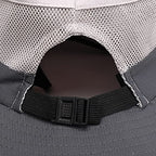 Womens Summer Sun Hat Beach Hat Wide Brim Outdoor UV Protection Hat Foldable Cool Mesh Ponytail Bucket Hat (6-7 / Light Grey-grey)