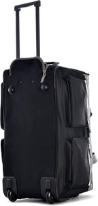 Olympia U.S.A. 29 inch Jumbo Size 8 Pockets Wheeled Rolling Duffel Bag Water - Image 3