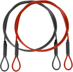 3.3mm Outdoor Travel Stainless Steel Security Cable-3ft Luggage Lock Safety by MiMetty