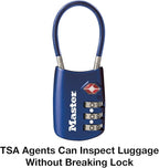 Master Lock Blue Set Your Own Combination TSA Approved Luggage Lock, Travel - Image 3