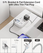 6 USB Power Strip- Travel Power Strip - Image 5