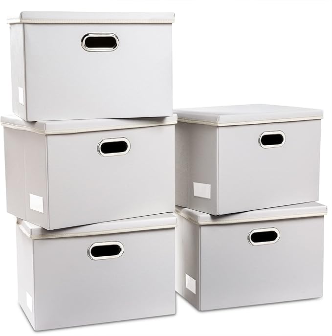 PRANDOM Large Stackable Storage Bins by Prandom