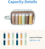 Narwey Clear Toiletry Bags for Traveling Women Men, Make Up Organizer, Skincare - Image 3