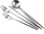 Gugrida 20-Piece 18/10 Stainless Steel Flatware Silverware, Luxury Dinnerware - Image 4