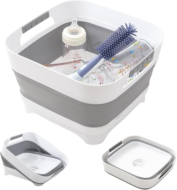 Collapsible Wash Basin for Baby Bottles by Foldingmakeslifemoreconven